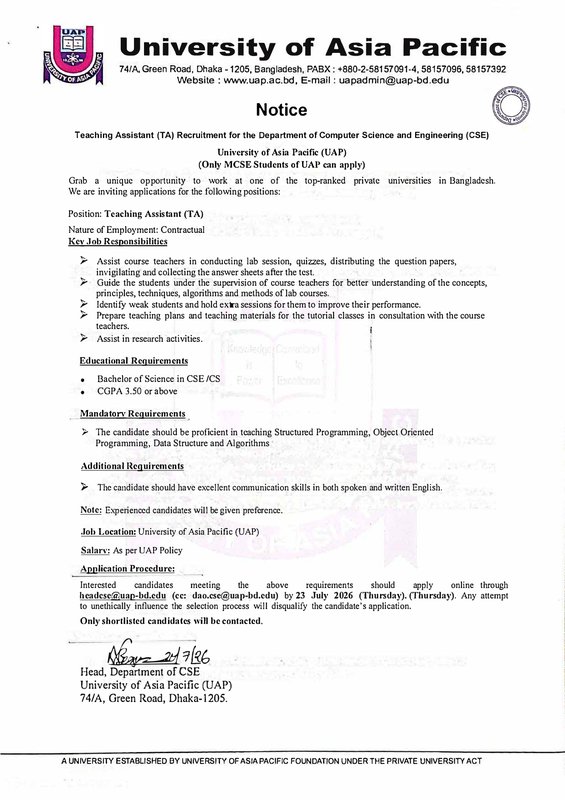 Teaching Assistant